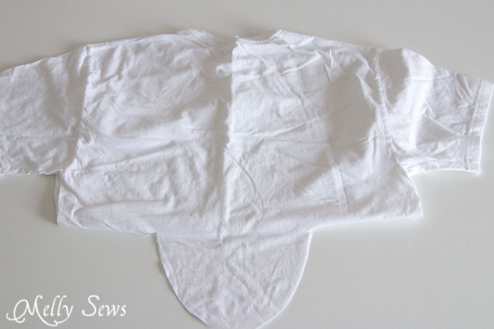 T-shirt scraps - T-shirt bunny tutorial with free pattern - http://mellysews.com