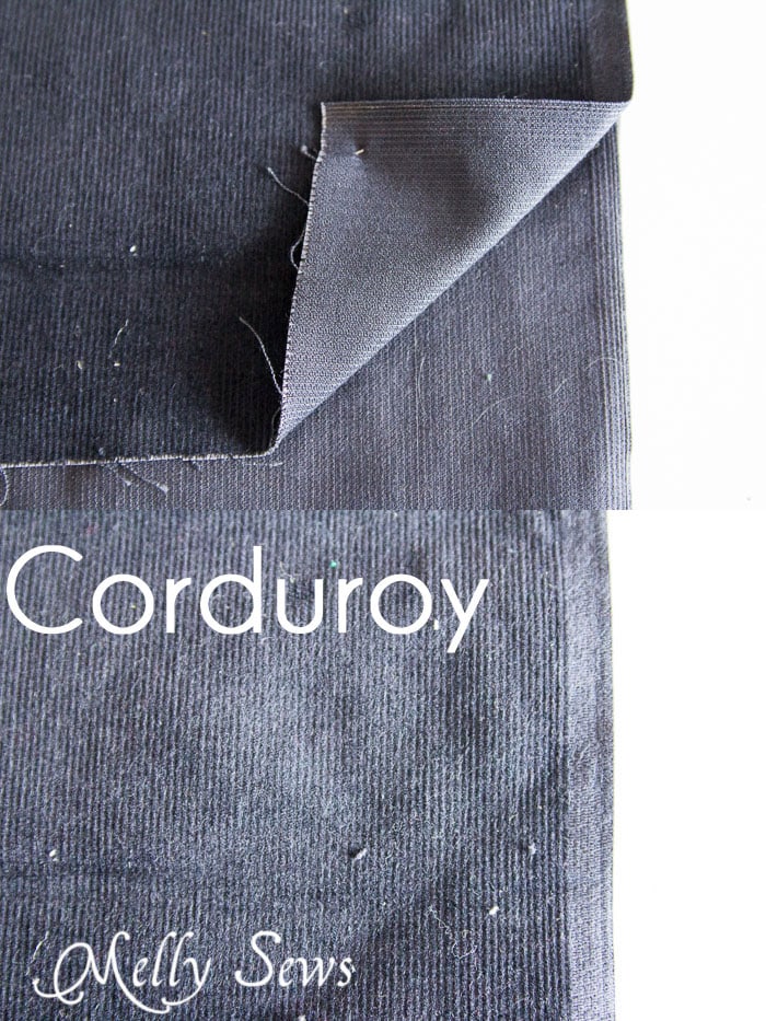 Corduroy - Suit Fabrics - http://mellysews.com