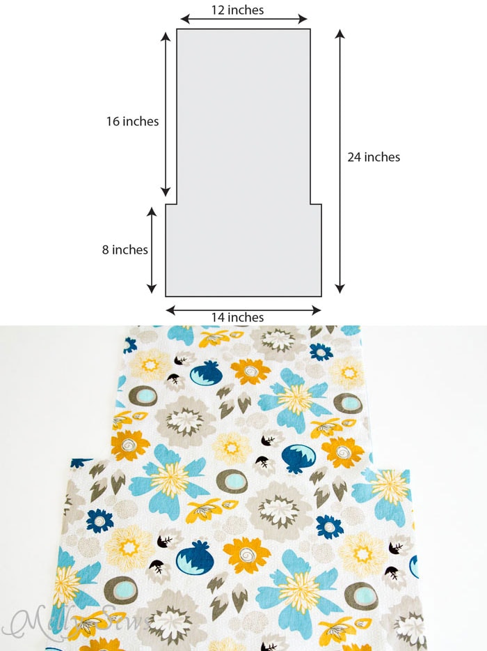 Step 7 -  Ironing Board Cover and storage pocket - http://mellysews.com