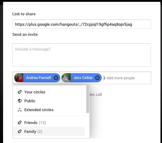 How to google hangout