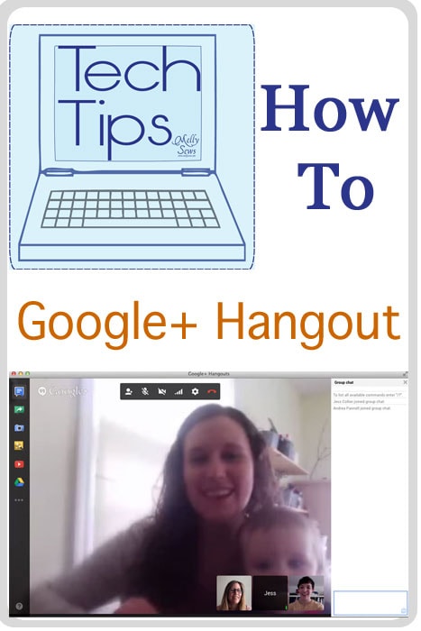 How to Google Hangout - Tech Tips - http://mellysews.com