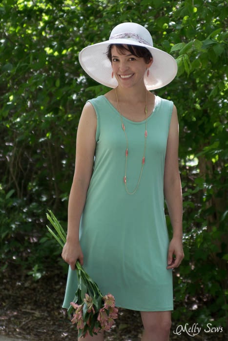 Comfy and cute - sundress and hat - mellysews.com