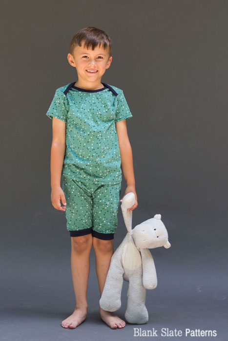 Sleepover Pajamas Sewing Pattern for Boys and Girls by Blank Slate Patterns