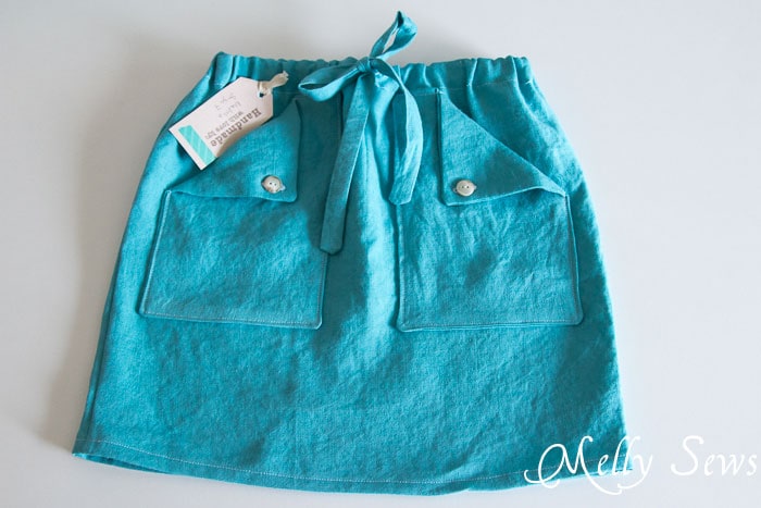 Drawstring Skirt Tutorial - Easy to Make in Any Size!