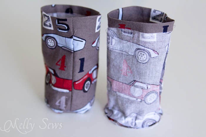 Step 8 -Water bottle holder - tutorial by Melly Sews
