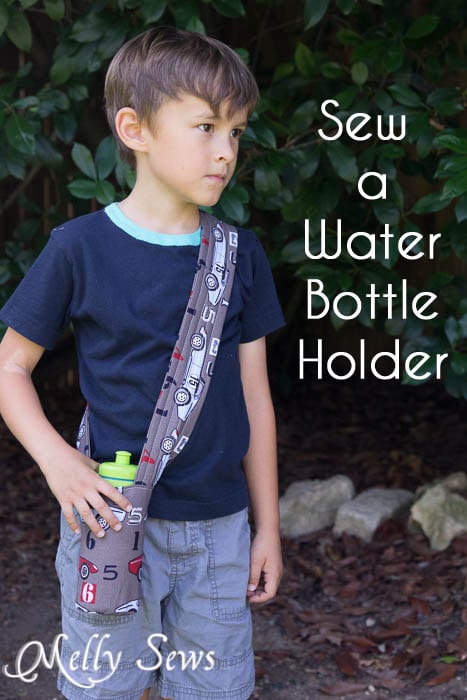 How to Sew a Water Bottle Holder - a Tutorial by Melly Sews