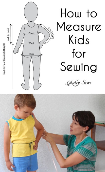 How to Measure Kids for Sewing - with Free Printable! 