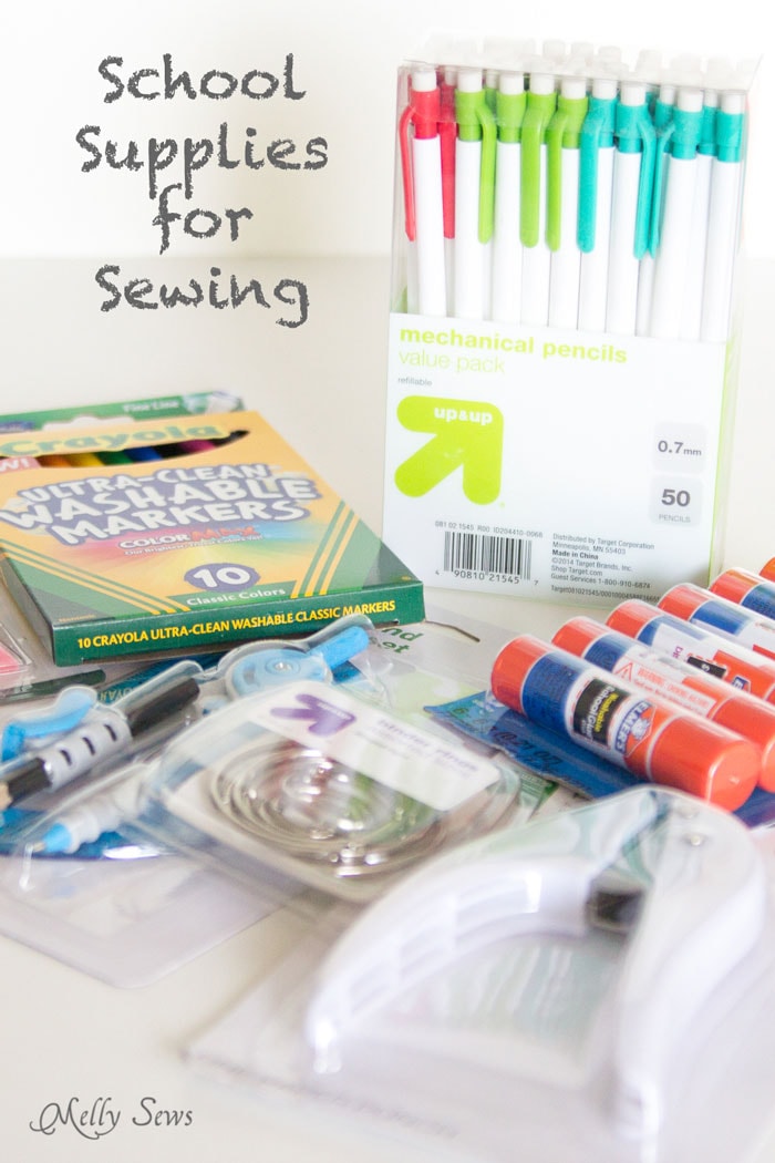 Buy school supplies -save on sewing notions! - Melly Sews