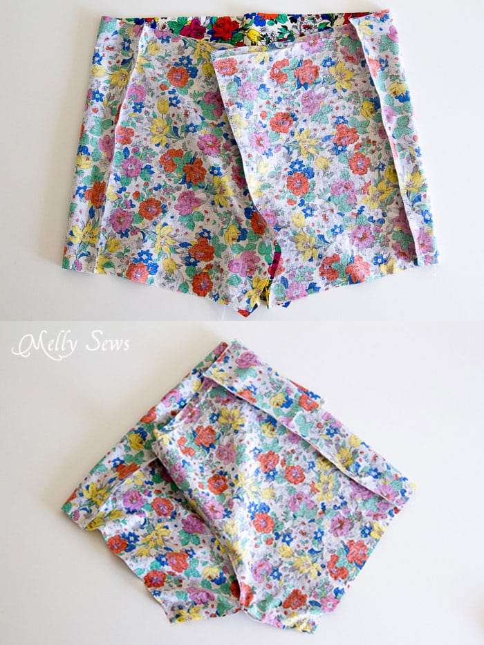Step 2 - Boxer Pajama Shorts (with free pattern) - MellySews