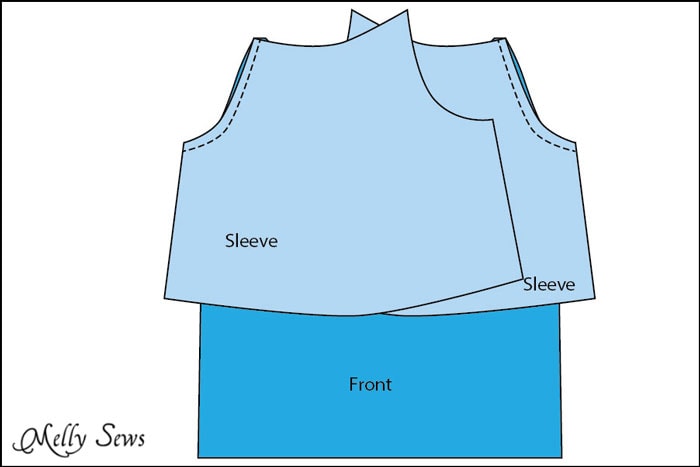 Step 1 - Women's Peasant Top Pattern - Sew a Peasant Top - Melly Sews