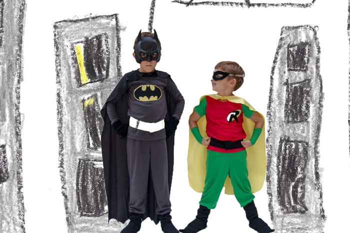 Batman and Robin Costumes in Gotham City - Melly Sews