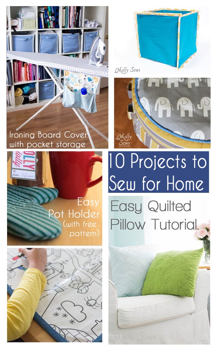 10 Things to Sew for Home - Melly Sews