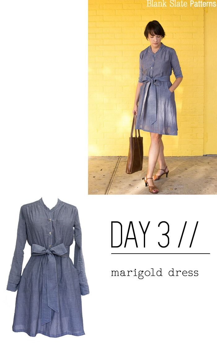 Day 3 - Marigold Dress by Blank Slate Patterns sewn by Melly Sews