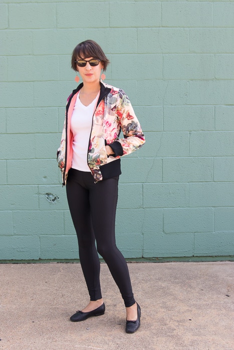 Satin McCartney Jacket by Shwin Designs, and Go To Knit Pants by Go To Patterns, sewn by Melly Sews