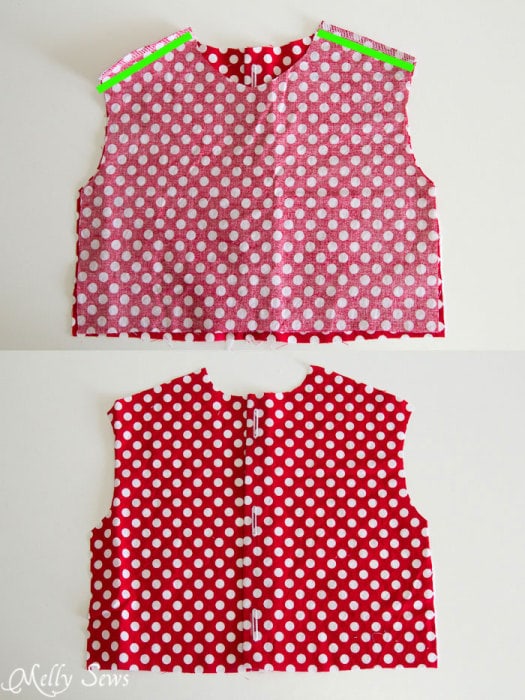 Step 2 - Fiesta Frock dress for girls with free pattern - Melly Sews