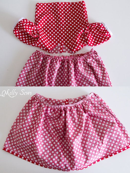 Step 9 - Fiesta Frock dress for girls with free pattern - Melly Sews