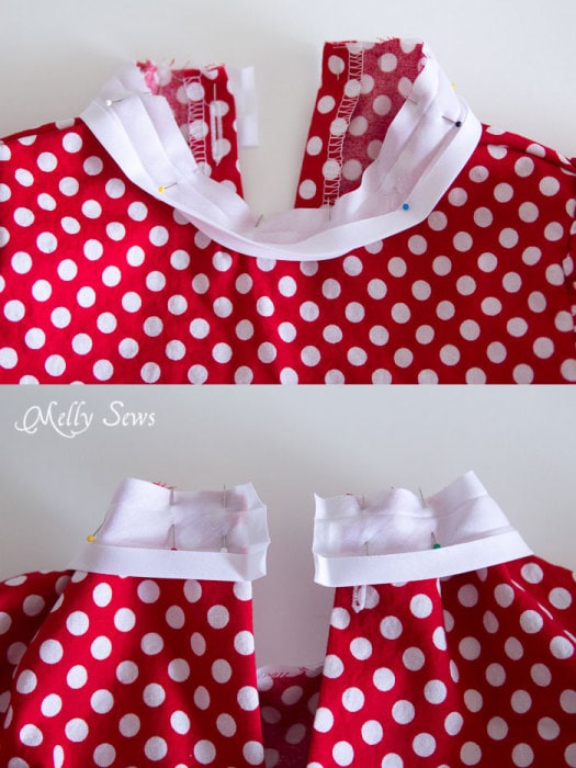 Step 10 -Fiesta Frock dress for girls with free pattern - Melly Sews