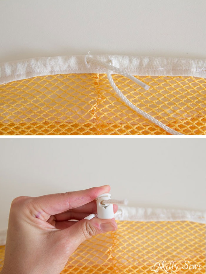 Step 4 - Sew Hanging Laundry Bags - Melly Sews
