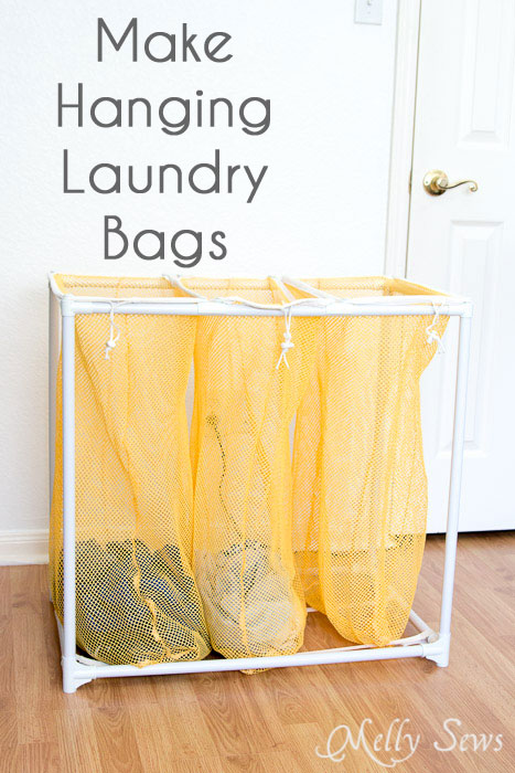 Sew Hanging Laundry Bags - Melly Sews