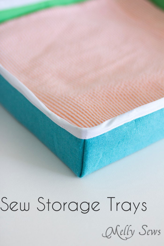 Sew a storage box - Melly Sews