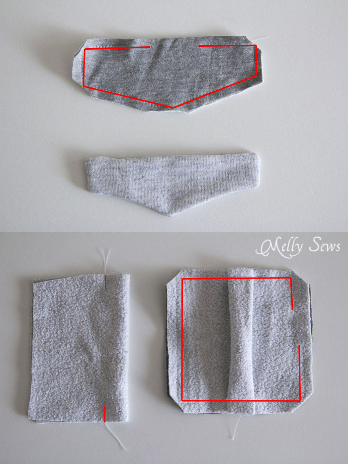 Step 1 - Sew an on trend pair of slim sweatpants for boys with this FREE sewing pattern from Melly Sews and Blank Slate Patterns