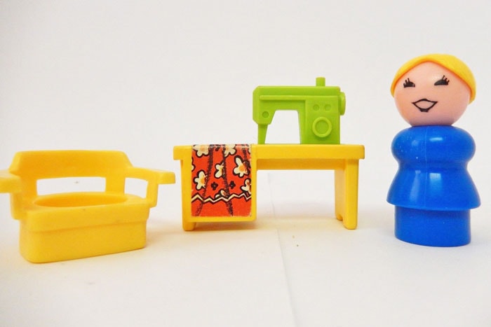 Fisher Price Little People sewing set, via ebay
