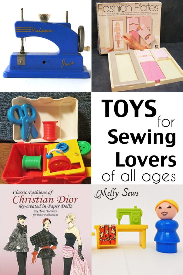 Toys for Sewing Lovers of All Ages - A fun list of vintage and new toys and books for the young at heart - Melly Sews
