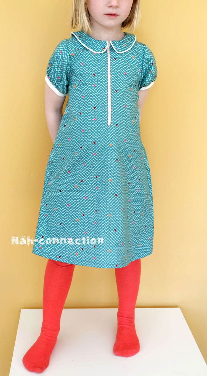 Colorful A Line A La Mode Dress by Blank Slate Patterns sewn by Naeh Connection