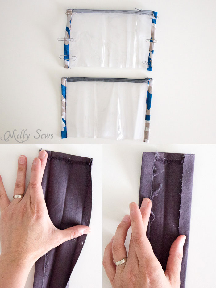 Step 2 - Sew a Daddy Diaper Clutch - Changing pad with essentials for Dad - Melly Sews