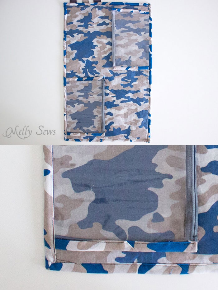 Step 5 - Sew a Daddy Diaper Clutch - Changing pad with essentials for Dad - Melly Sews