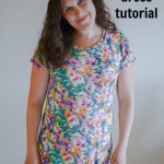 Easy T-Shirt Dress by If Only They Would Nap for 30 Days of Sundresses - Melly Sews