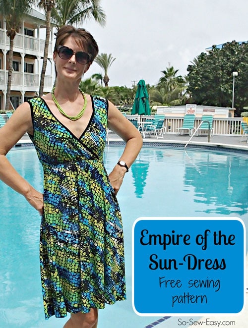 Empire of the Sun dress by So Sew Easy for (30) Days of Sundresses - Melly Sews