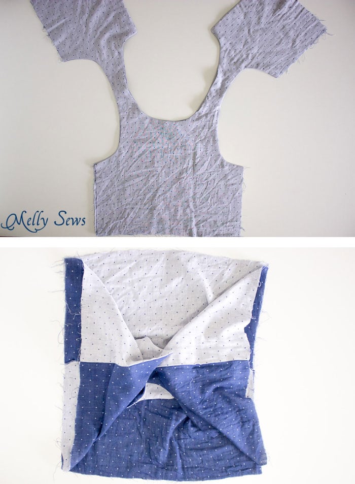 Step 3 - How to sew a Reversible Dress - 30 Days of Sundresses - Melly Sews