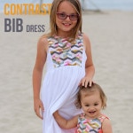 Contrast Bib Sundress by iCandy Handmade for (30) Days of Sundresses - Melly Sews