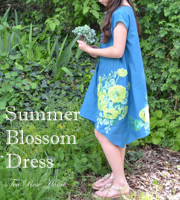 Summer Blossom Dress by Tea Rose Home for 30 Days of Sundresses - Melly Sews 
