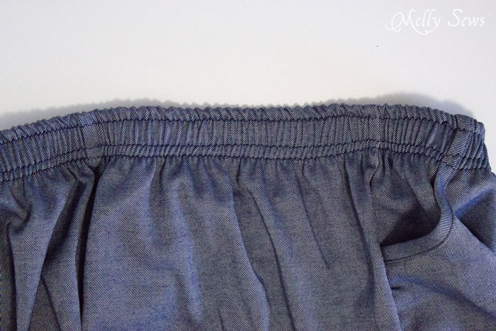 Step 4 - Chambray High Low Skirt Tutorial - Melly Sews 