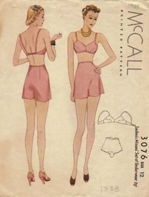 Vintage McCall Underwear Sewing Pattern