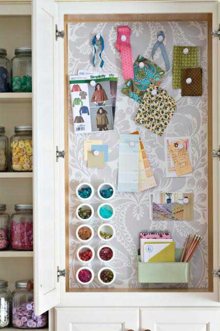 Magnet Board on Door for Storage - All People Quilt