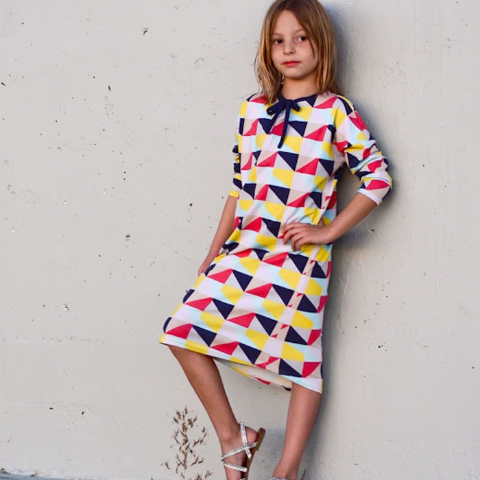 Metro Dress by Aesthetic Nest in Idle Wild Multi Triangles