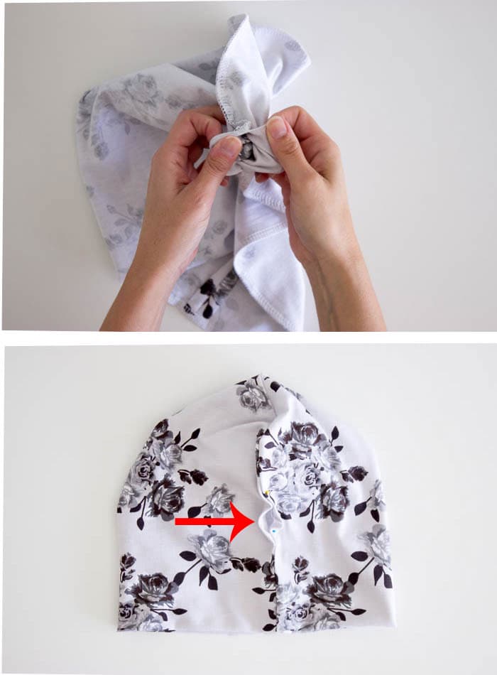Step - Sew a Beanie Hat - Make a slouchy hat in any size with this EASY tutorial - Melly Sews