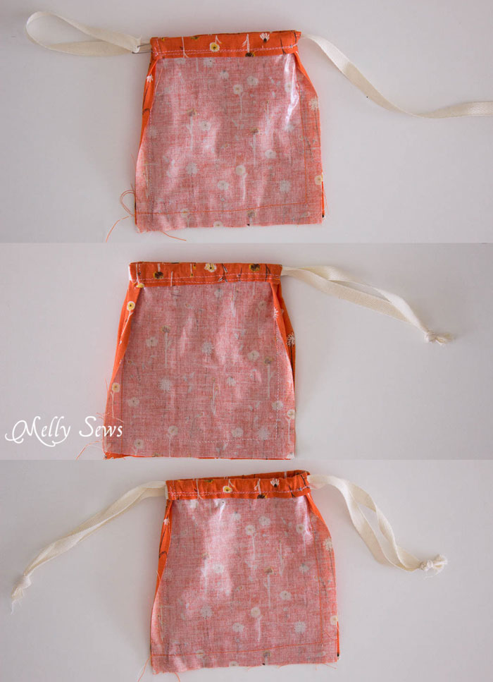 Step 3 - Great gift! Make homemade lotion bars and cute drawstring bags to store them in! - Melly Sews 