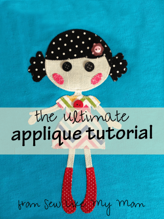 How to applique - advanced tutorial from Sew Like My Mom