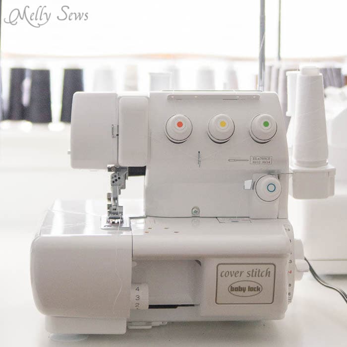 Baby Lock Coverstitch Machine - Sewing Machine vs Serger vs. Coverstitch - learn the differences between these machines to determine which ones you actually need and what to look for if you buy - Melly Sews