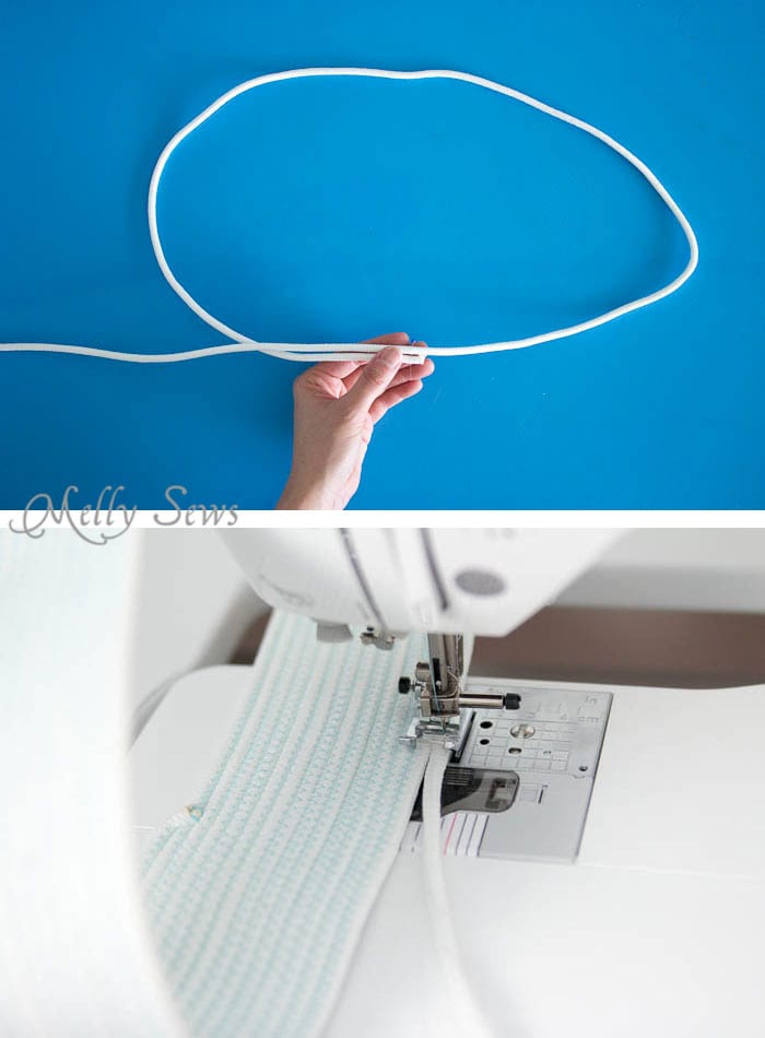 How to sew handles from clothesline - Sew a Rope Handled Tote - DIY Tote Tutorial - Melly Sews