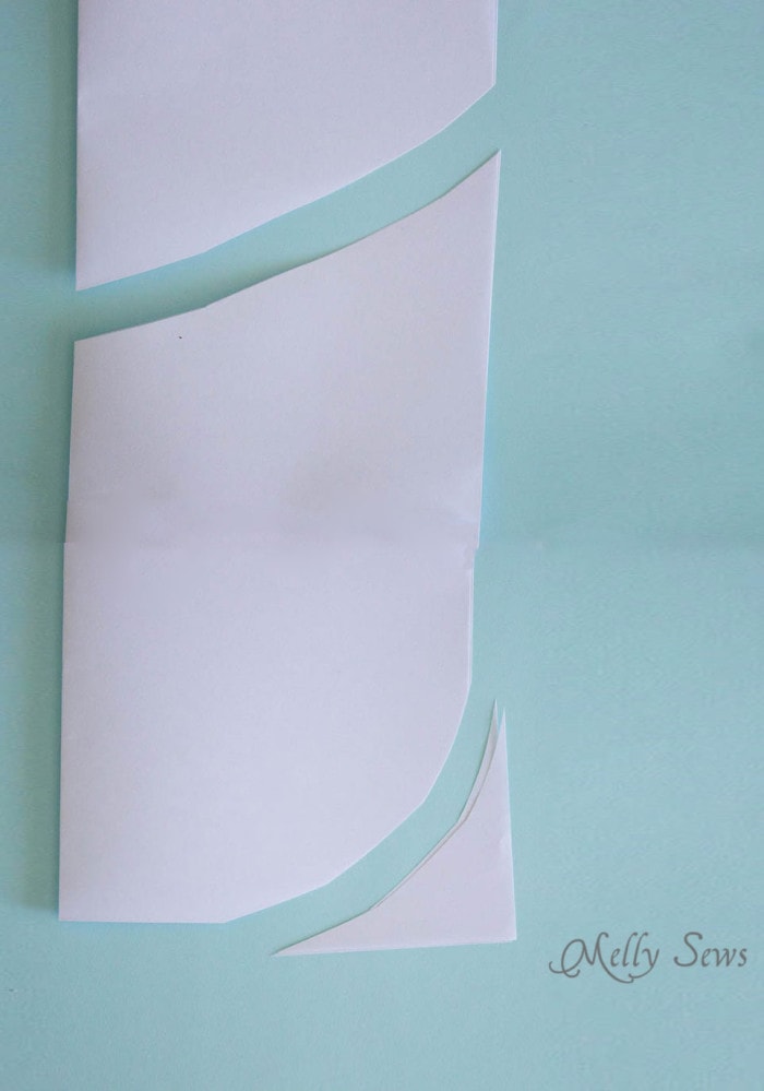 Make the pattern - Sew a Clothespin Bag - Great way to keep clothespins close at hand - Melly Sews
