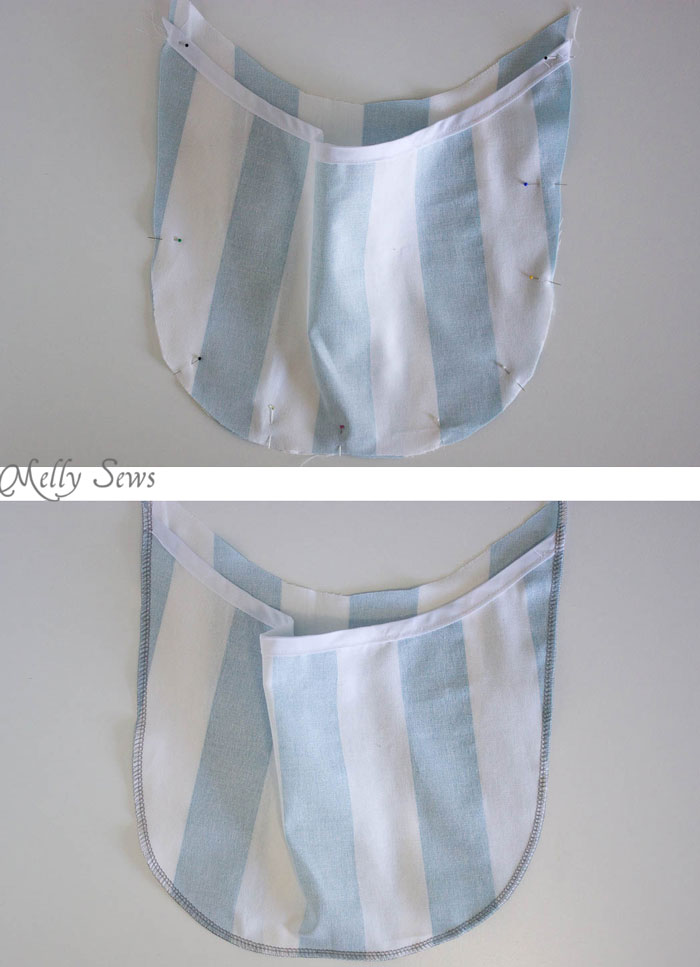 Step 2 - Sew a Clothespin Bag - Great way to keep clothespins close at hand - Melly Sews