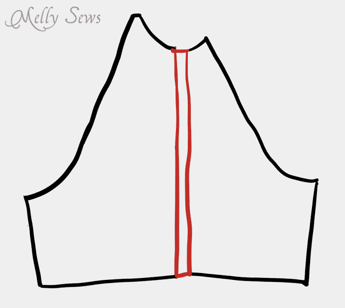 Pattern modification - changing a women's pattern for a man - Melly Sews