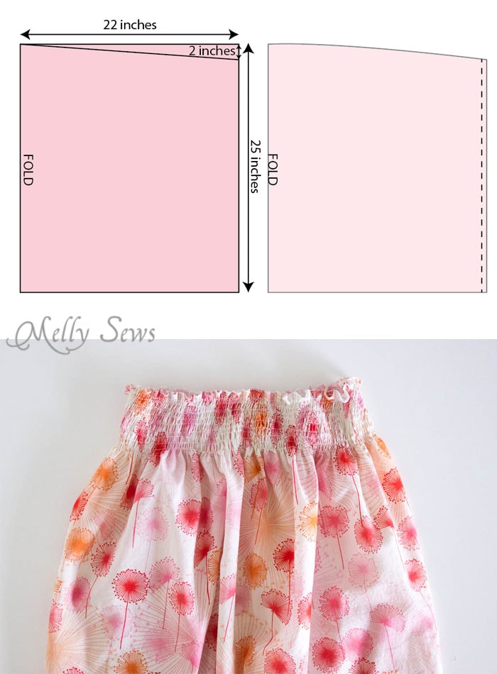 Step 3 - Sew an easy shirred sundress - so cute and quick! DIY sewing tutorial by Melly Sews for (30) Days of Sundresses