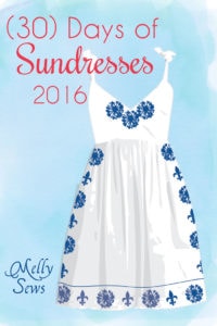 (30) Days of Sundresses 2016 - Melly Sews - So many great ideas and tutorials for sewing sundresses!