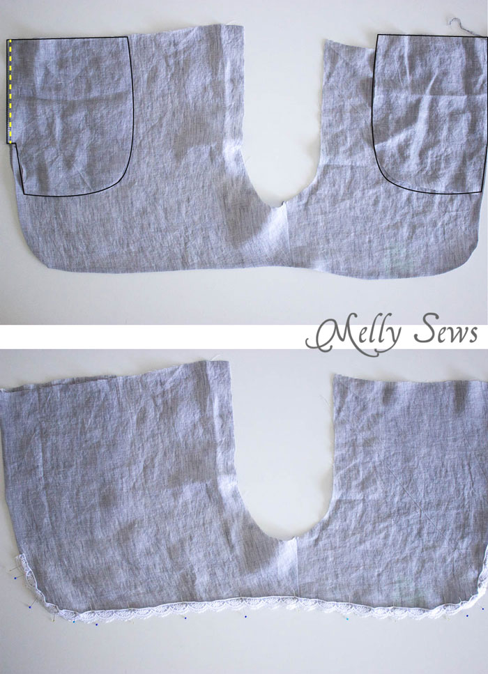 Step 2 - Sew these DIY shorts with a free pattern from Melly Sews